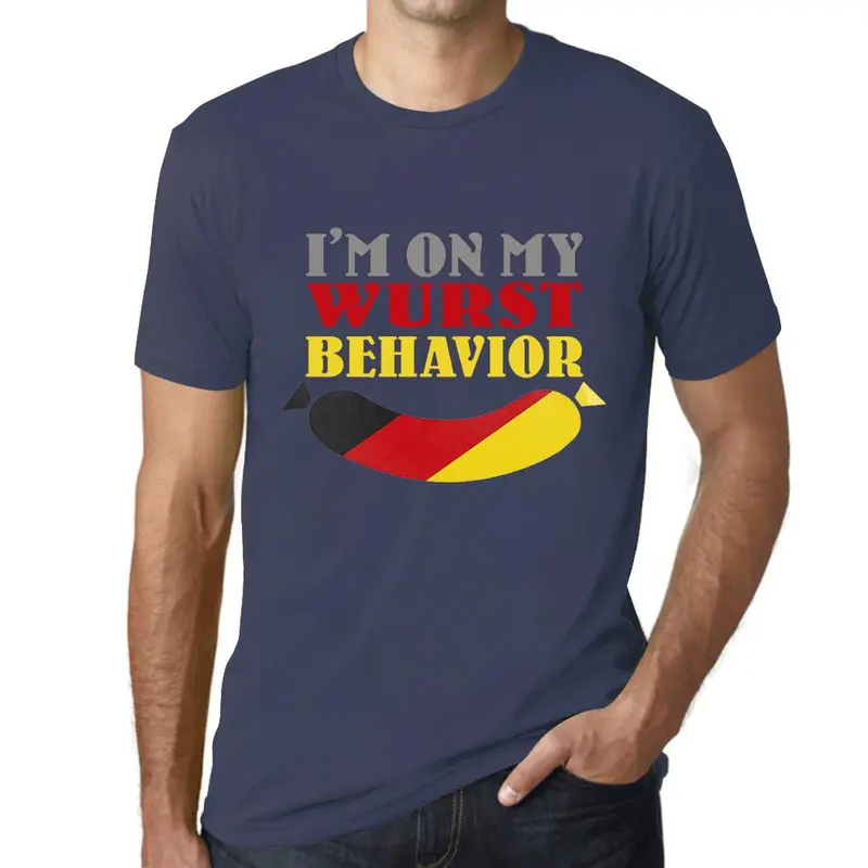 Playful ‘Wurst Behavior’ Graphic Tee – German-Pun Humor for Casual Wardrobes