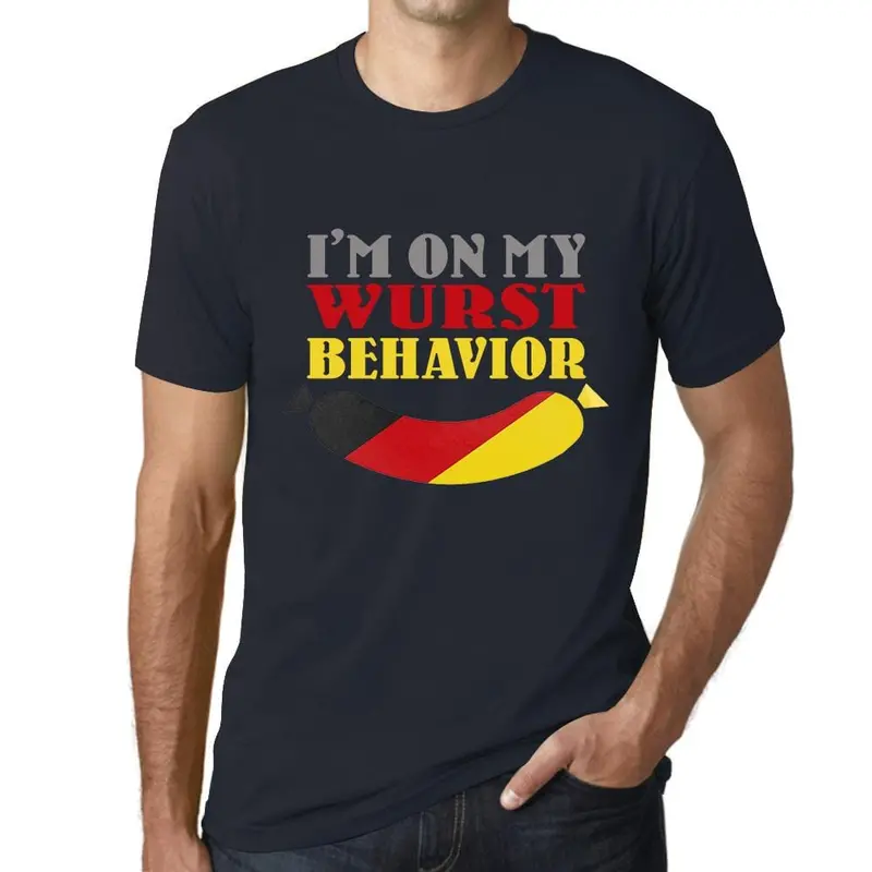 Playful ‘Wurst Behavior’ Graphic Tee – German-Pun Humor for Casual Wardrobes