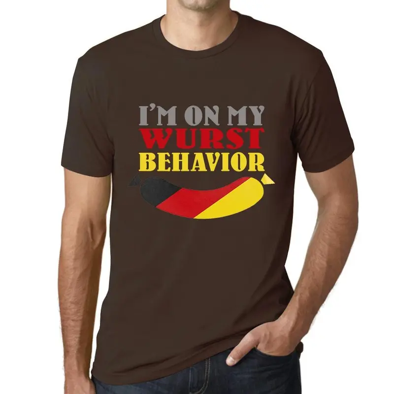 Playful ‘Wurst Behavior’ Graphic Tee – German-Pun Humor for Casual Wardrobes