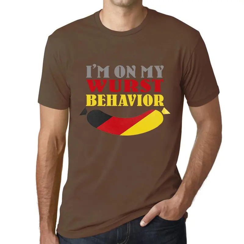 Playful ‘Wurst Behavior’ Graphic Tee – German-Pun Humor for Casual Wardrobes