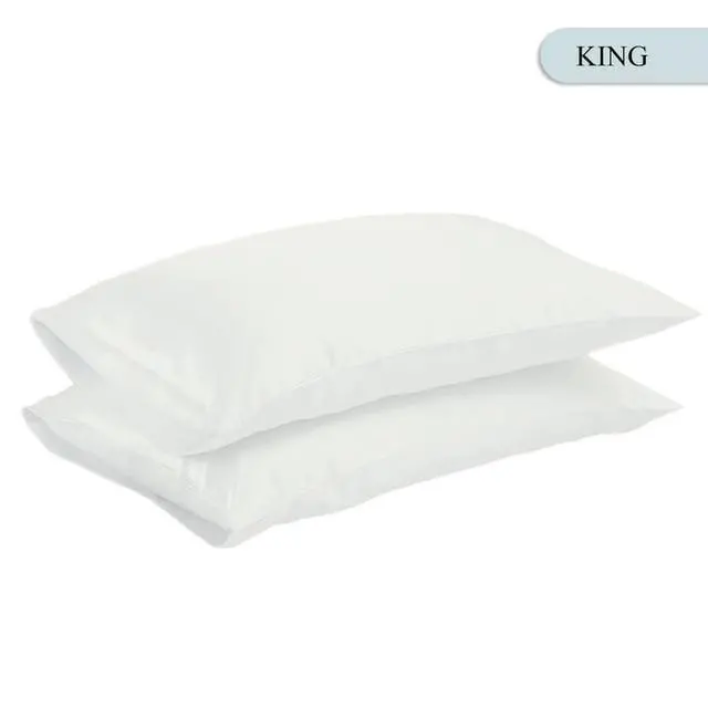 Queen/King Silk Satin Pillow Case Bedding Pillowcase Smooth Home White Black Grey Khaki Sky Blue Pink Sliver 10