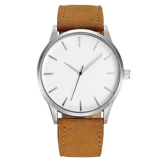 Relogio Masculino Men's Watch Fashion Leather Quartz Watch Casual Sports Watches Men Luxury Wristwatch Hombre Hour Male Clock 4
