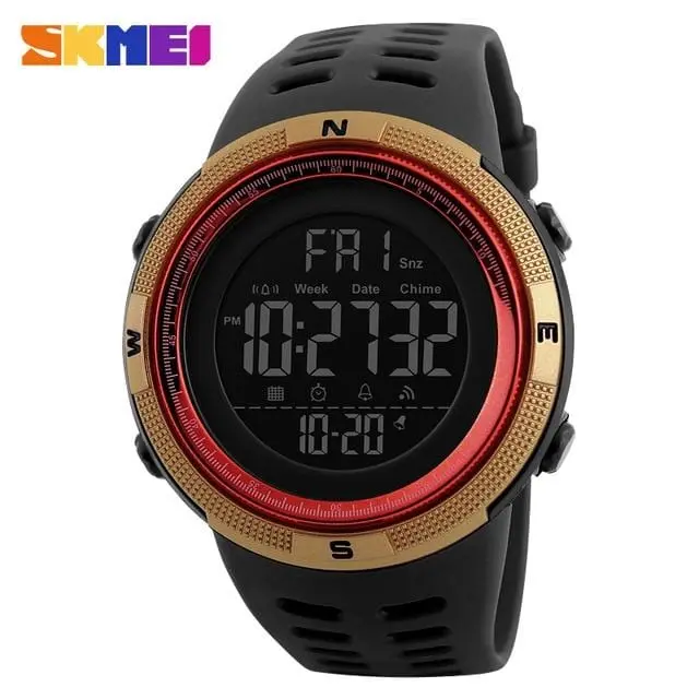 Relojes Skmei Impermeables Para Hombre, Nueva Moda, Reloj Deportivo De Exterior Digital Led Informal Para Hombre, Relojes De Pulsera Multifunción Para Estudiantes 5