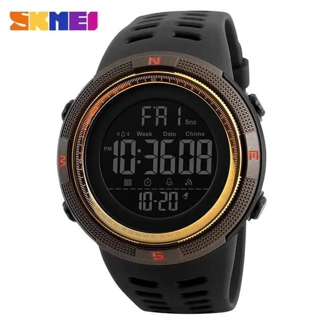 Relojes Skmei Impermeables Para Hombre, Nueva Moda, Reloj Deportivo De Exterior Digital Led Informal Para Hombre, Relojes De Pulsera Multifunción Para Estudiantes 5