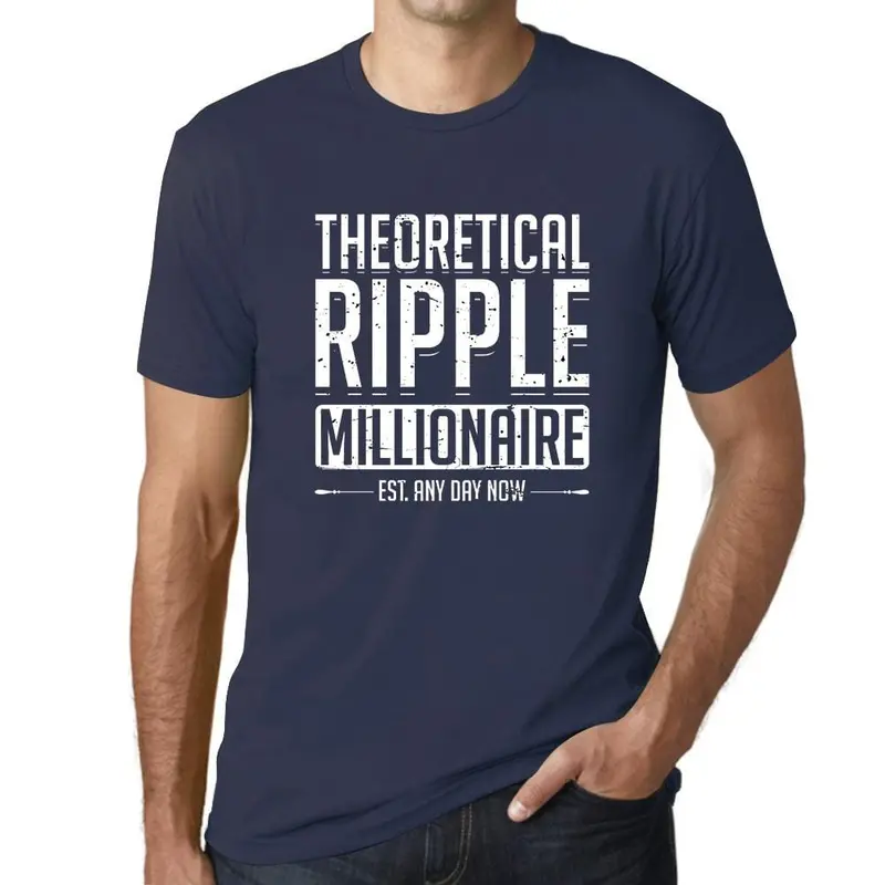 Ripple Millionaire T-Shirt – Cryptocurrency Aqua Themed Tee