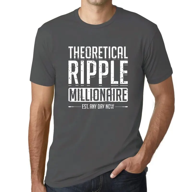 Ripple Millionaire T-Shirt – Cryptocurrency Aqua Themed Tee