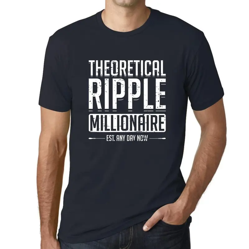 Ripple Millionaire T-Shirt – Cryptocurrency Aqua Themed Tee