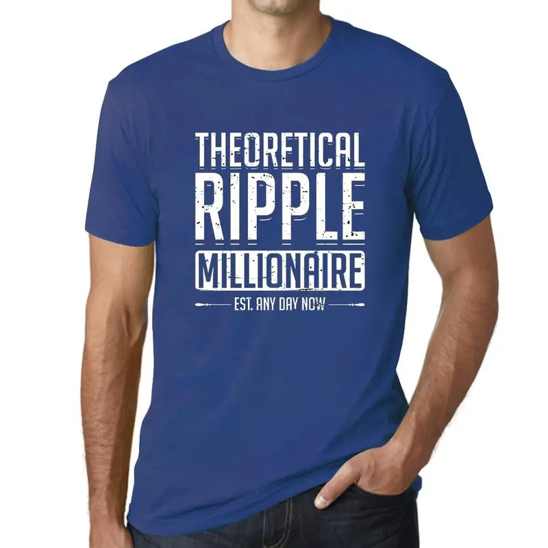 Ripple Millionaire T-Shirt – Cryptocurrency Aqua Themed Tee