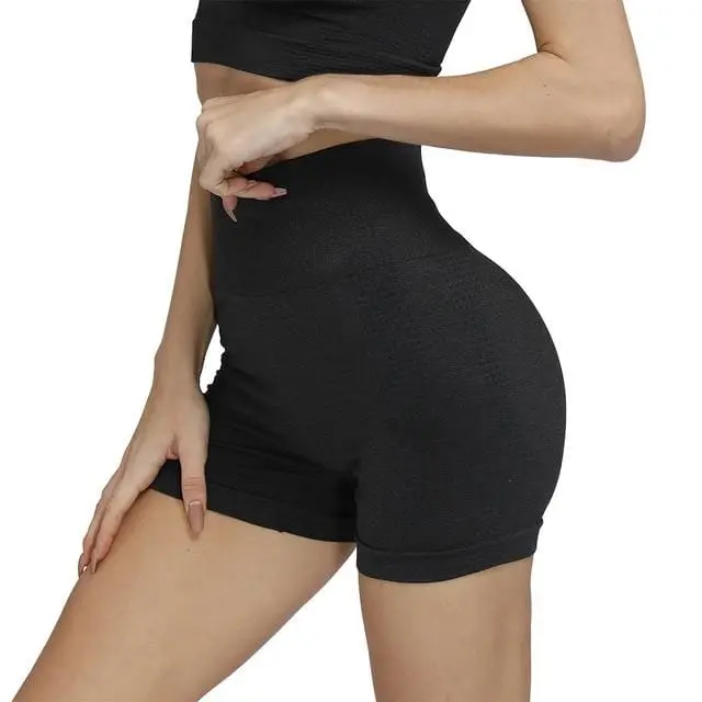 Seamless High-Waisted Push-Up Leggings for Women – Sculpting Yoga & Gym Pants with Energy Design