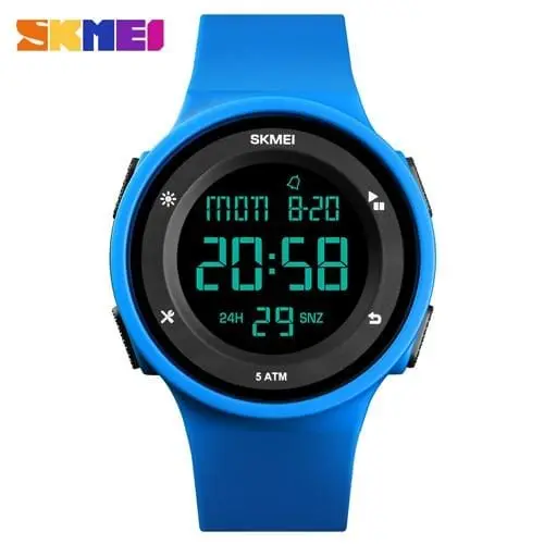Skmei Women's Outdoor Sports Electronic Watches Luxury Ladies Wristwatch Led Digital 50M Waterproof Clock Watch Relogio Feminino 1