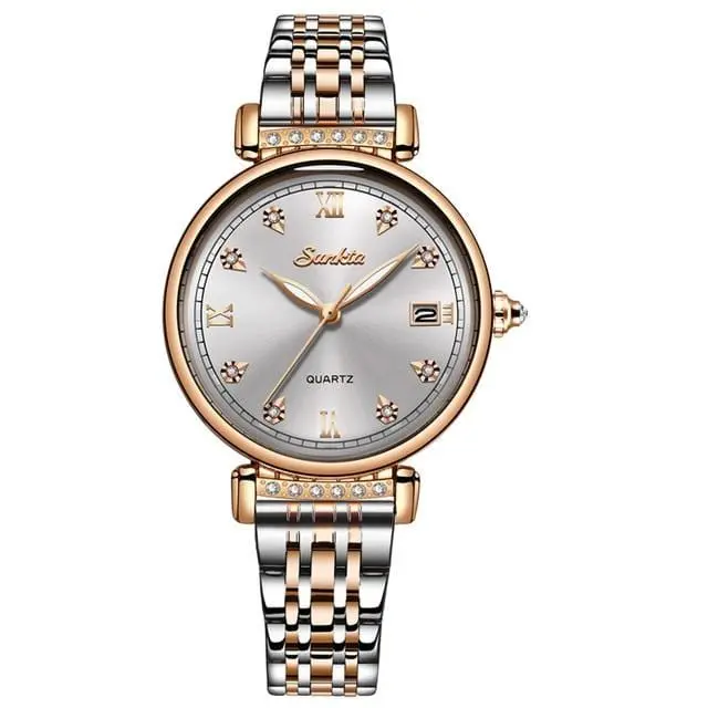 Sunkta New Rose Gold Women Watch Business Quartz Watch Ladies Top Brand Luxury Female Wrist Watch Girl Clock Relogio Feminin 3