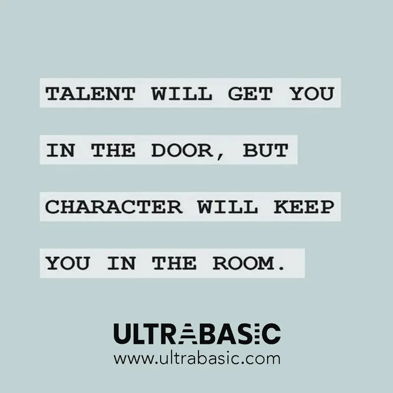 Talent Will Get You In The Door 1