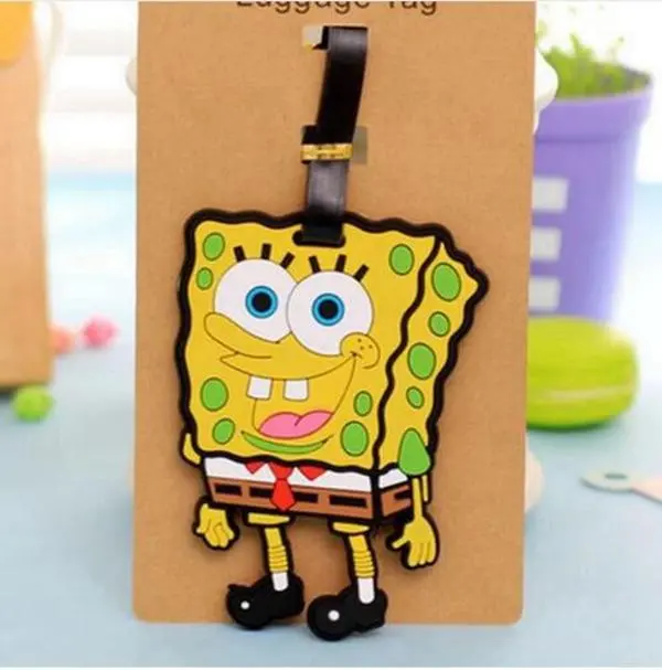 Travel Accessories Creative Luggage Tag Animal Cartoon Silica Gel Suitcase Id Addres Holder Baggage Boarding Bag Portable Label 14