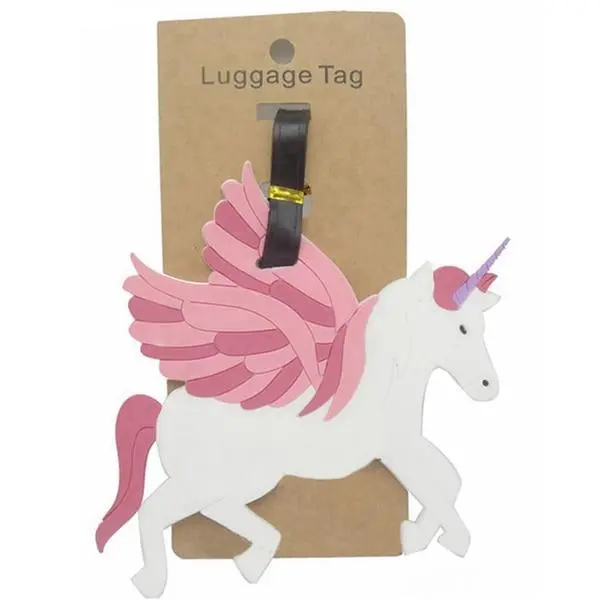 Travel Accessories Creative Luggage Tag Animal Cartoon Silica Gel Suitcase Id Addres Holder Baggage Boarding Bag Portable Label 9