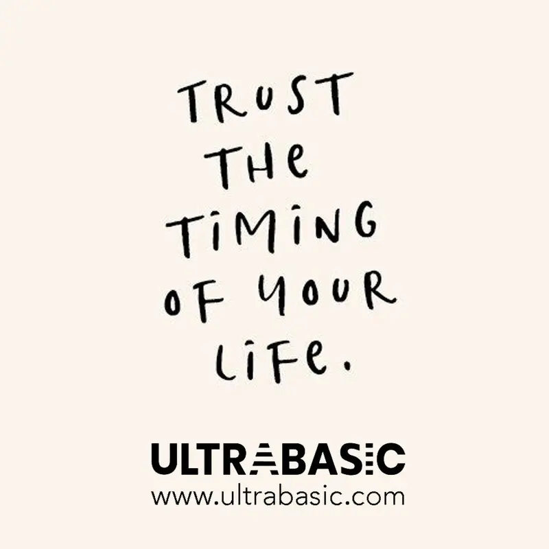 Trust The Timing Of Your Life 1
