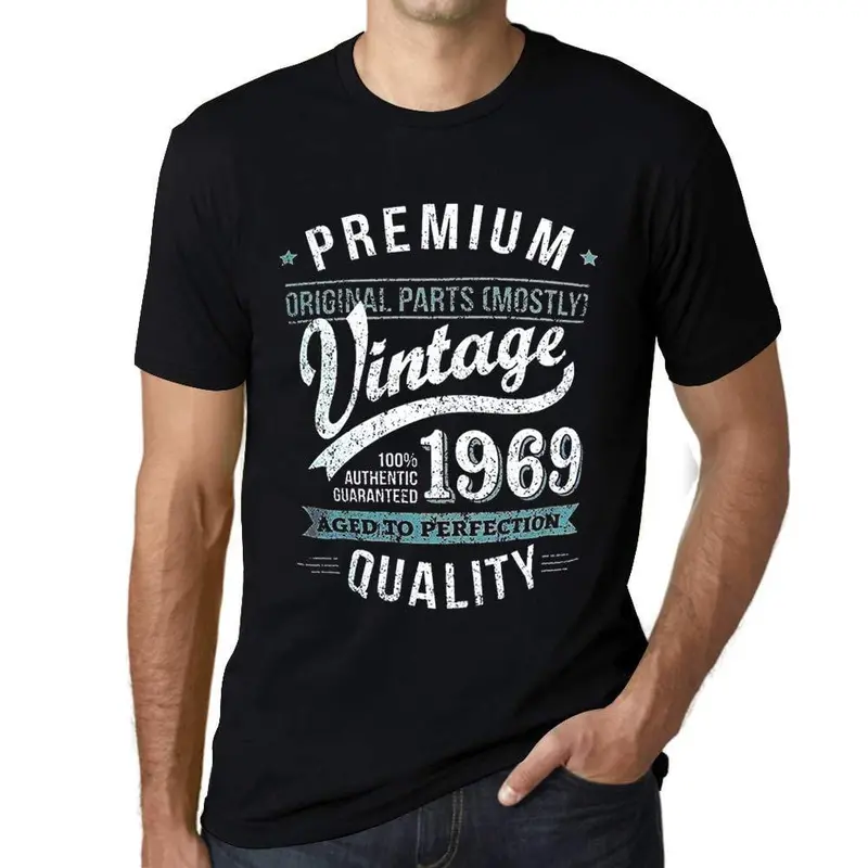Ultrabasic - 1969 Année Millésim - Cadeau D'anniversaire Depuis 50 Ans T-Shirt Unisex Tee Noir Profond 1