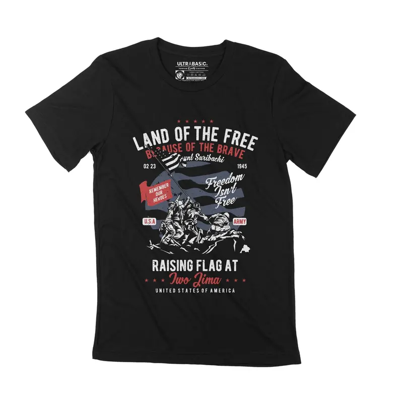 Ultrabasic American Usa Military Army Men's T-Shirt - Patriotic Graphic Tee 2