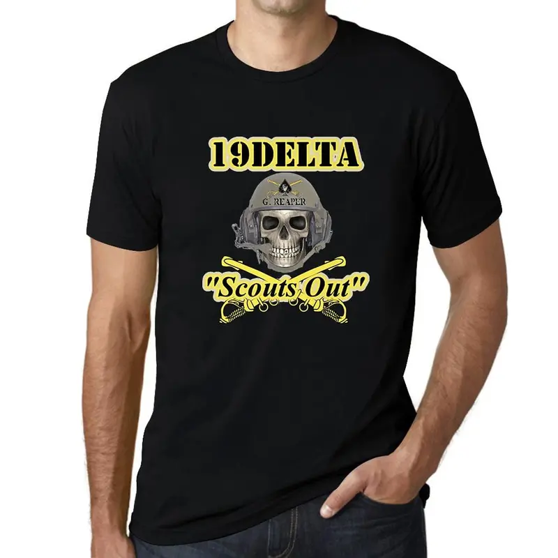 Ultrabasic Graphic Men's T-Shirt - 19 Delta Scouts Out - Military Skull Shirt 1