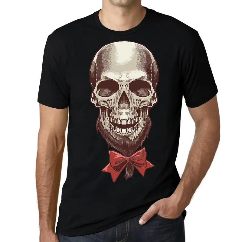 Ultrabasic Graphic Men's T-Shirt - Bearded Skull - Casual Gift Shirt For Men 1