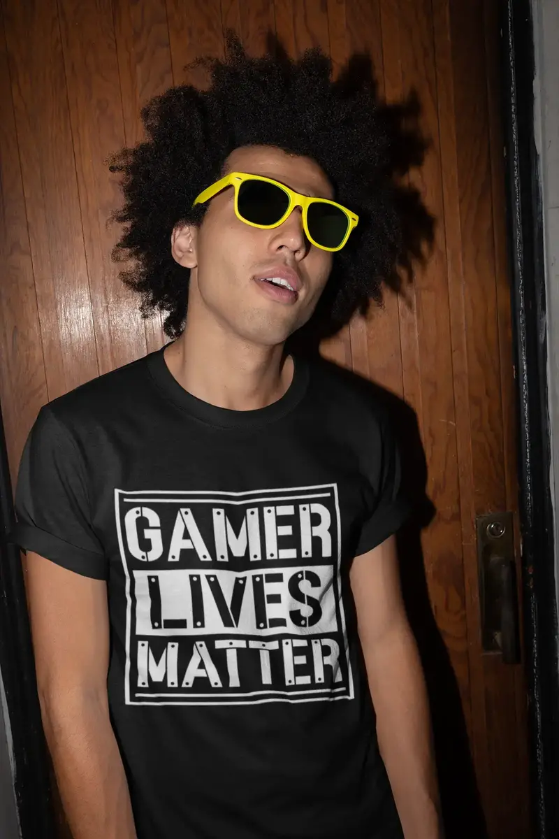 Ultrabasic Graphic Men's T-Shirt Gamer Lives Matter - Funny Quote - Gamer Life 1