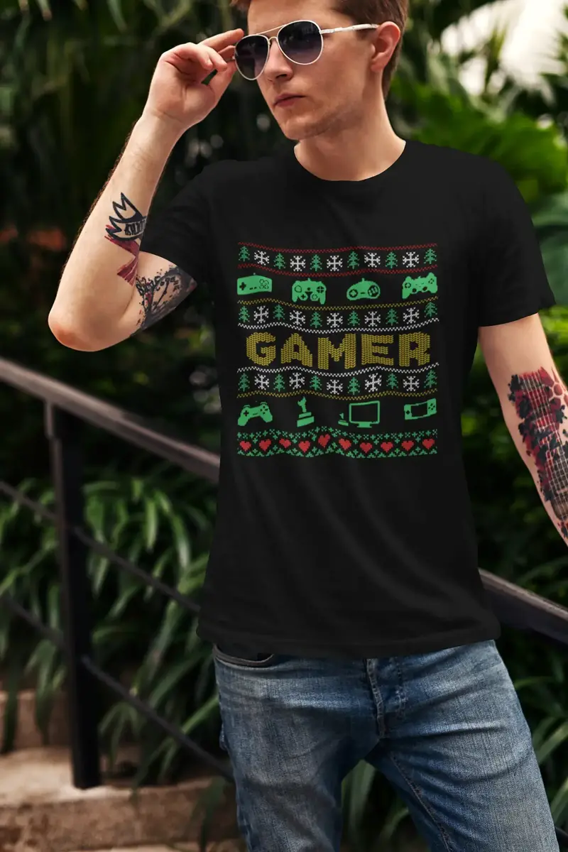 Ultrabasic Graphic Men's T-Shirt Gamer - Video Games - Vintage Gaming Apparel 1