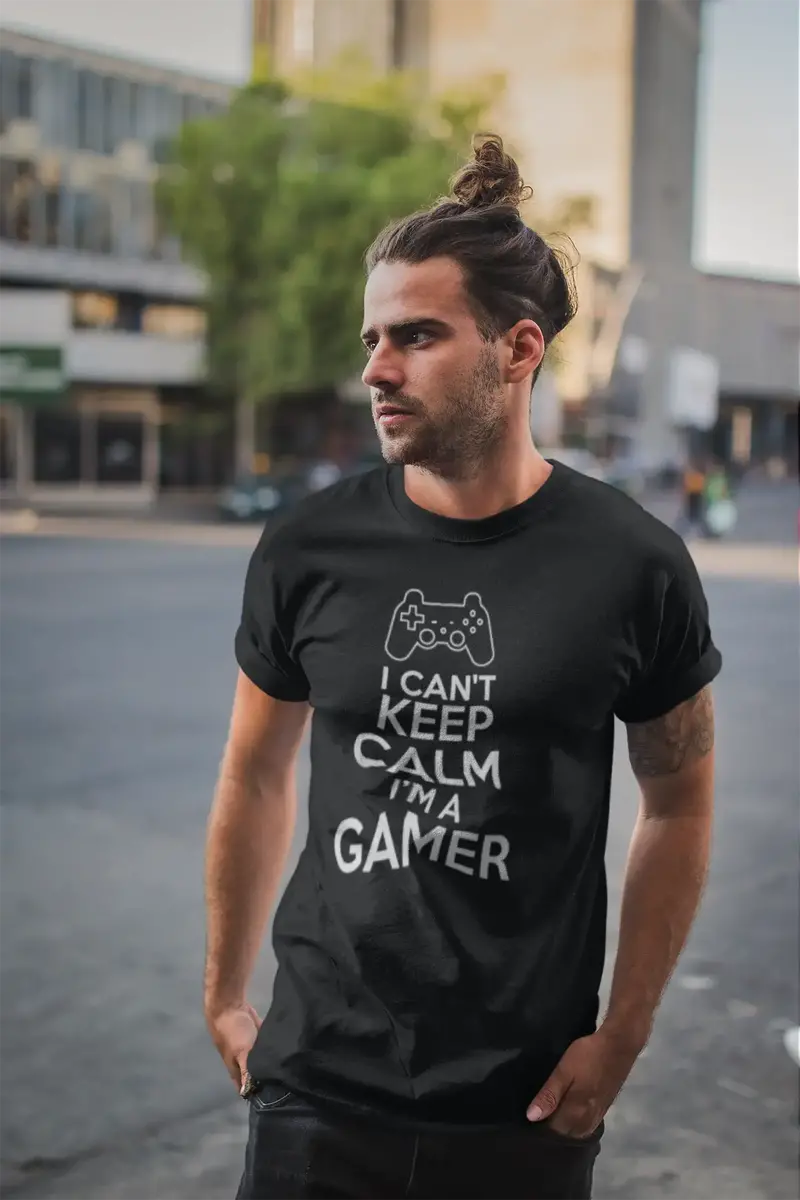 Ultrabasic Graphic Men's T-Shirt I Can't Keep Calm I'm A Gamer - Good Gaming 1