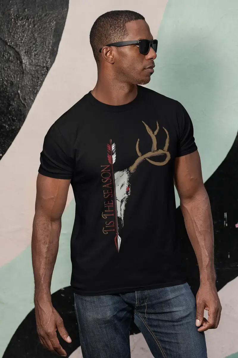 Ultrabasic Graphic Men's T-Shirt In The Season Hunting - Funny Hunter's Tee Shirt 1