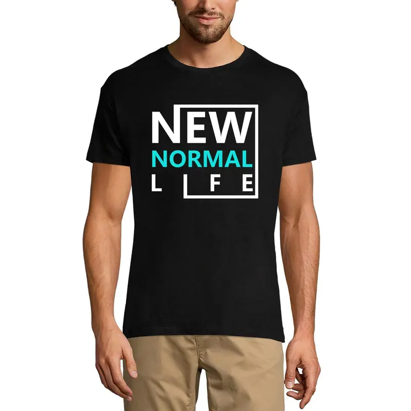 Ultrabasic Graphic Men's T-Shirt New Normal Life - Vintage Shirt - Motivation 1