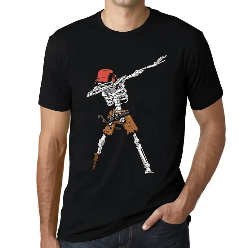 Ultrabasic Graphic Men's T-Shirt - Pirate Dab Funny Shirt - Casual Pirate Clothes 1