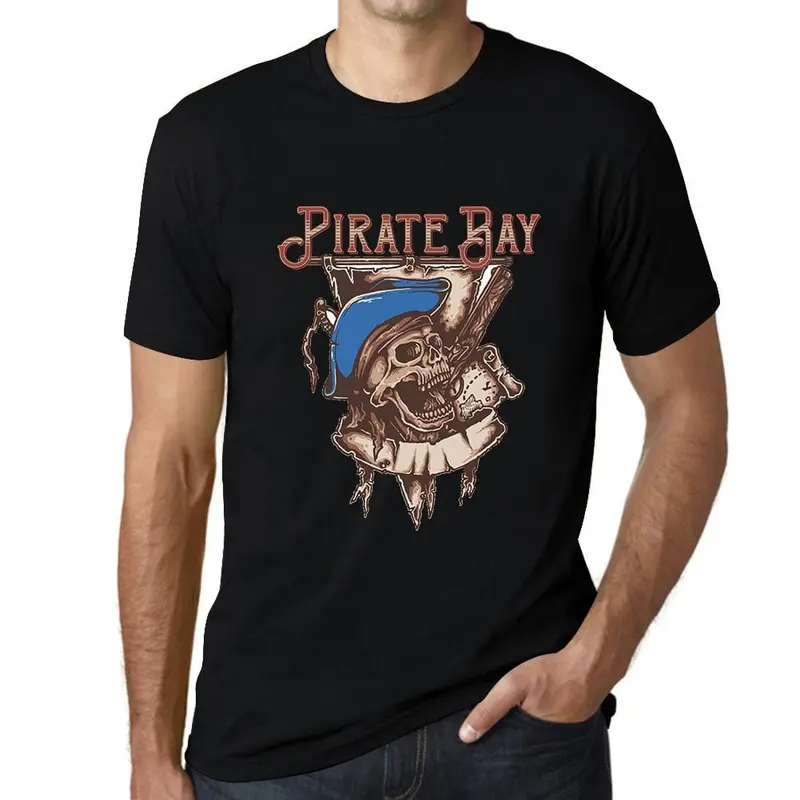 Ultrabasic Graphic Men's T-Shirt - Pirate Day - Captain Pirate Skull Shirt 1