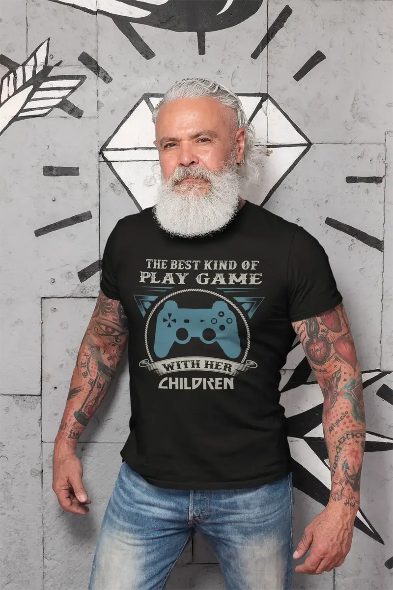 Ultrabasic Graphic Men's T-Shirt Play Game With Her Children - Parenting Life 1