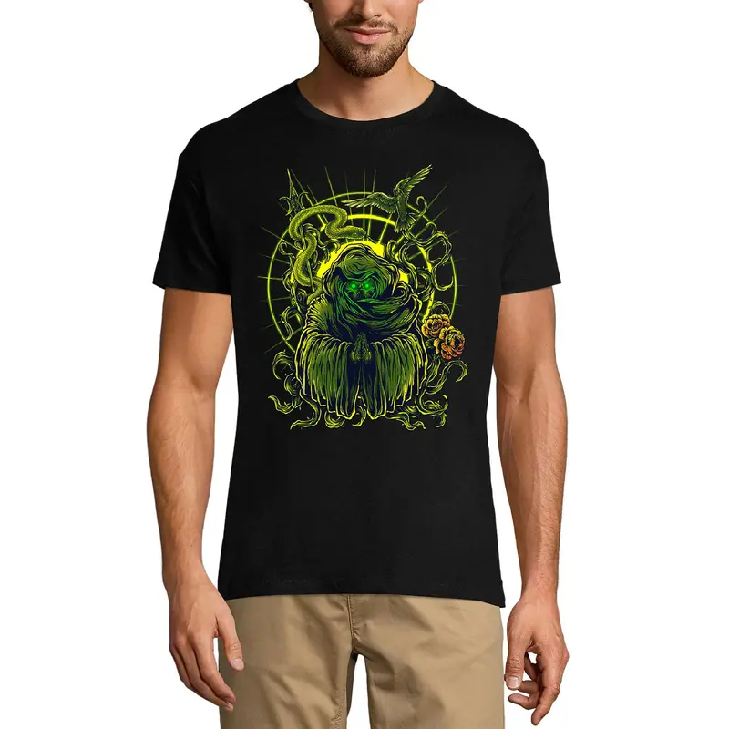 Ultrabasic Graphic Men's T-Shirt Prayer - Scary Shirt - Snakes And Roses 1
