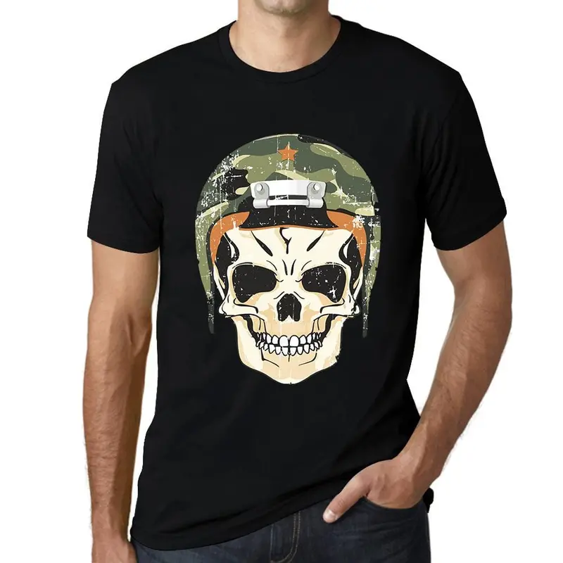 Ultrabasic Graphic Men's T-Shirt - Soldier Military Skull - Skull Shirt For Men 1