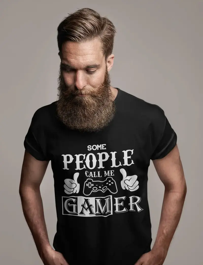 Ultrabasic Graphic Men's T-Shirt Some People Call Me Gamer - Computer Gamer Gifts 1