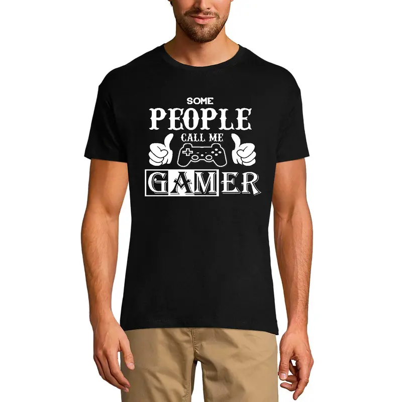 Ultrabasic Graphic Men's T-Shirt Some People Call Me Gamer - Computer Gamer Gifts 2