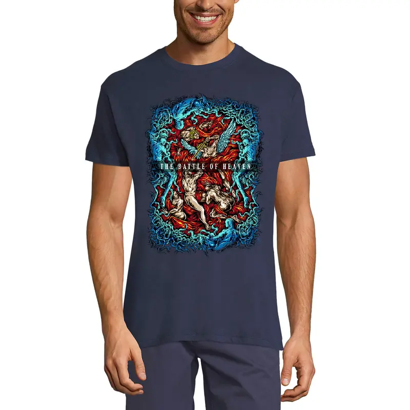 Ultrabasic Graphic Men's T-Shirt The Battle Of Heaven - Vintage Shirt 1
