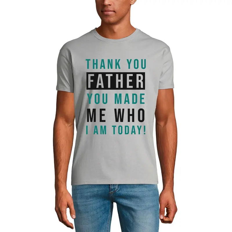Ultrabasic Graphic T-Shirt Thank You Father - Birthday Gift For Son 1