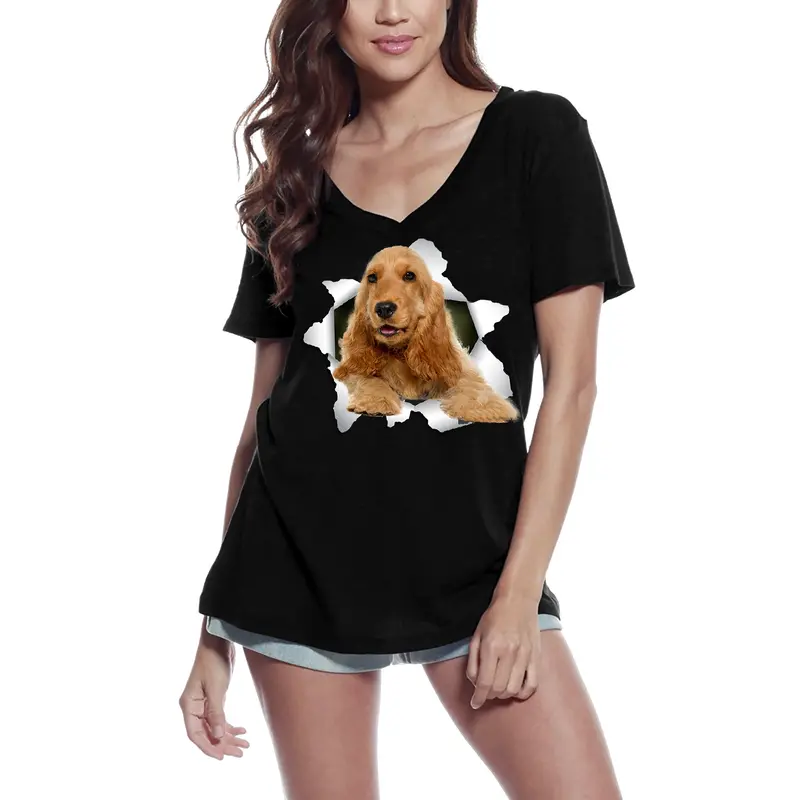 Ultrabasic Graphic Women's T-Shirt English Cocker Spaniel - Cute Dog 3
