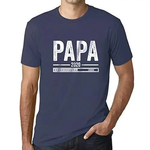 Ultrabasic - Graphique Homme Papa Loading T-Shirt Cadeau Imprimé Tée-Shirt Denim 1