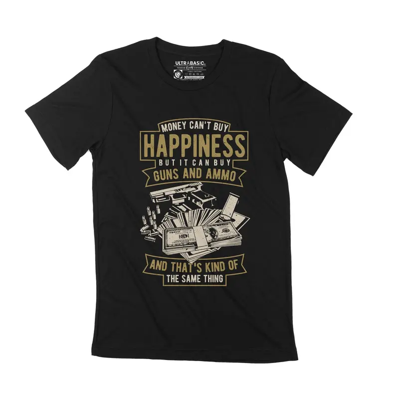 Ultrabasic Guns And Ammo Men's T-Shirt - Gun Lover Funny Slogan Graphic Tee 2