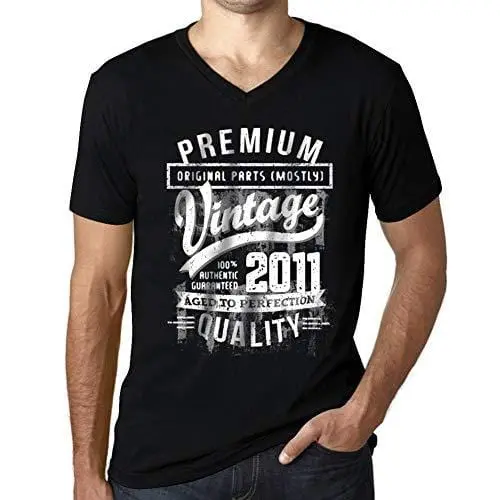 Ultrabasic - Homme Graphique 2011 Aged To Perfection Cadeau D'anniversaire Col V Tee Shirt 1