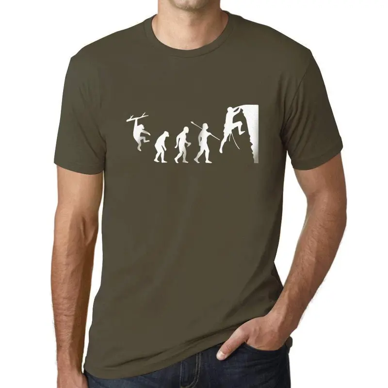 Ultrabasic - Homme Graphique Evolution De L'escalade Imprimé Army 1