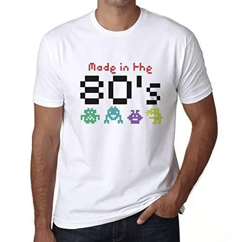 Ultrabasic - Homme Graphique Made In 80'S Impression De Lettre Idée Cadeau Blanco 1