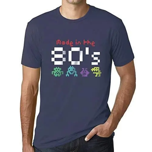 Ultrabasic - Homme Graphique Made In 80'S Impression De Lettre Idée Cadeau Denim 1