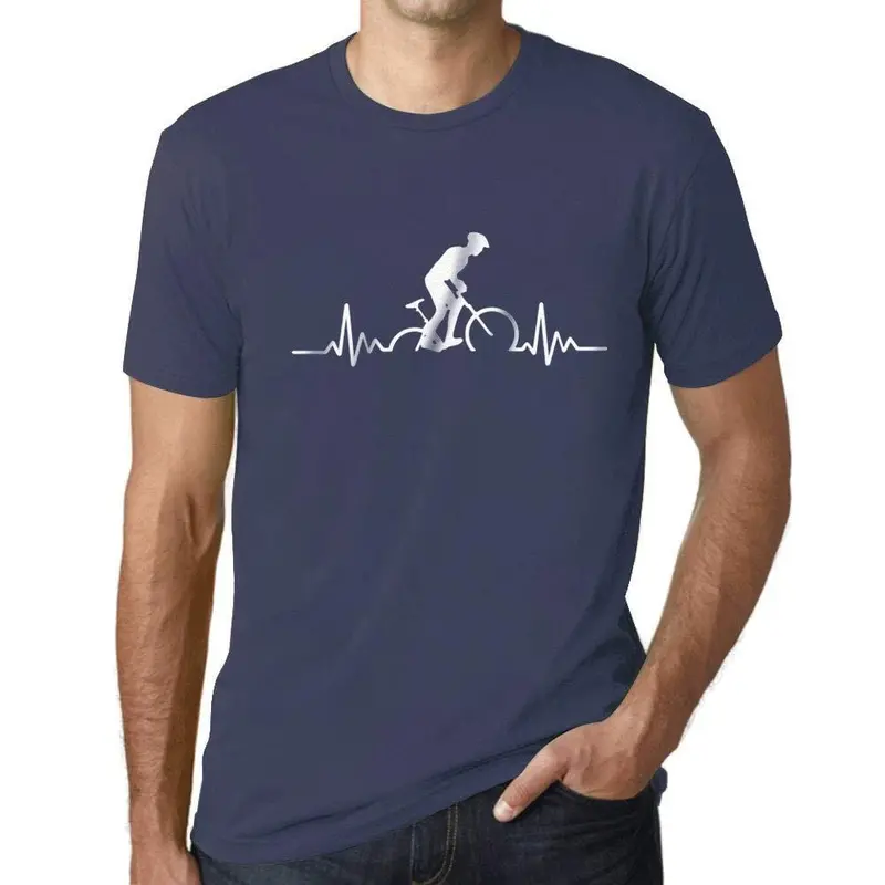 Ultrabasic - Homme Graphique Motard Impulsion Imprimé Lettres Denim 1