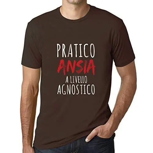 Ultrabasic - Homme Graphique Pratico Ansia Impression De Lettre Idée Cadeau Chocolate 1