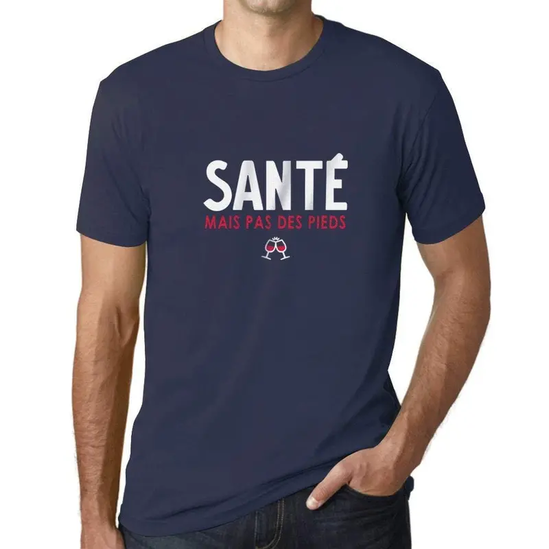 Ultrabasic - Homme Graphique Santé Mais Pas Des Pieds T-Shirt Imprimé Lettres 1