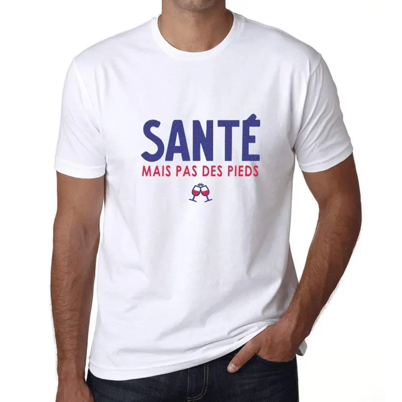 Ultrabasic - Homme Graphique Santé Mais Pas Des Pieds T-Shirt Imprimé Lettres 1