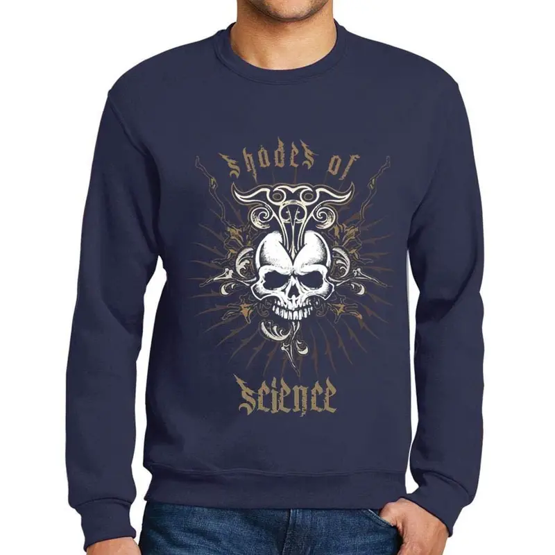Ultrabasic - Homme Graphique Shades Of Science T-Shirt Imprimé Lettres Marine 1