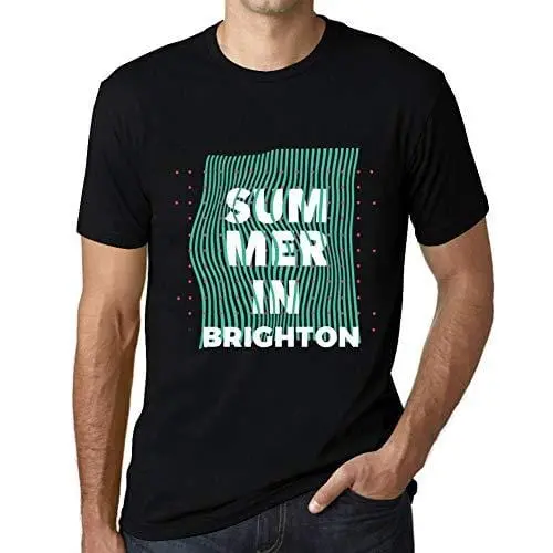 Ultrabasic - Homme Graphique Summer In Brighton Noir Profond 1